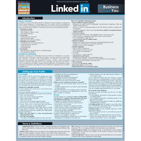 BARCHARTS Linkedin For Business & You Quickstudy Easel 9781423225911